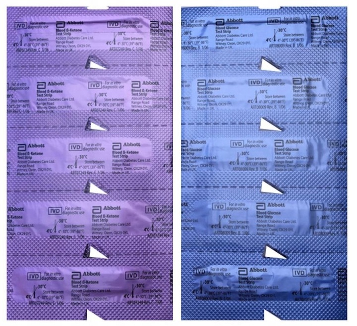 ZESTAW Paski Optium Xido do ciał KETONOWYCH (20) i GLUKOZY (20)