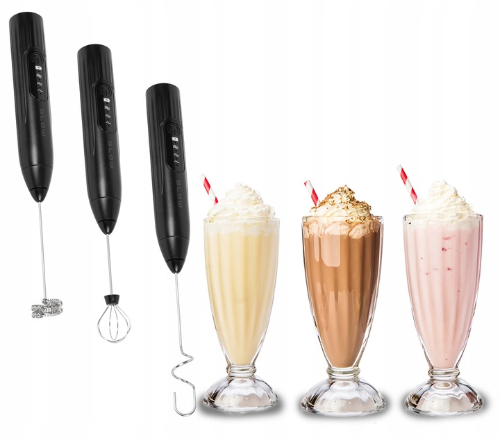 SPIENIACZ DO MLEKA KAWY MINI MIKSER ELEKTRYCZNY RĘCZNY UBIJAK 3w1 USB