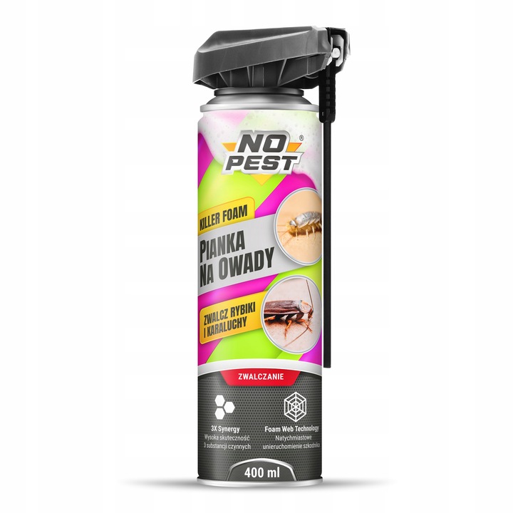 ŚRODEK PREPARAT NA MRÓWKI RYBIKI KARALUCHY PLUSKWY PIANKA NA OWADY NO