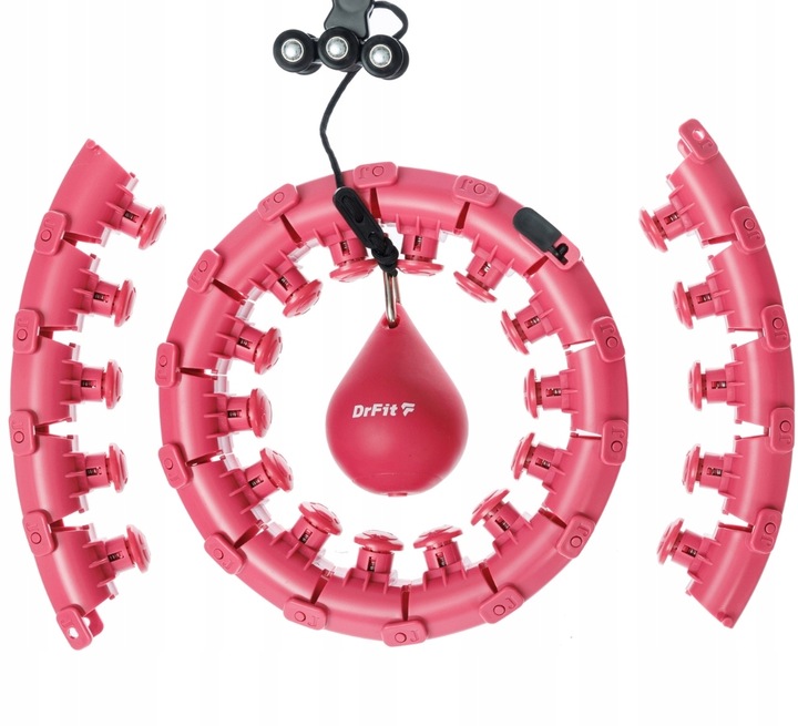 smart HULA HOP z Obciążeniem z Wypustkami do ćwiczeń Odchudzające Trwałe