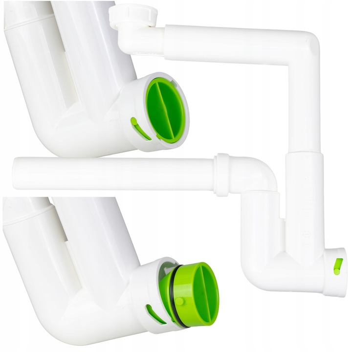 SYFON UMYWALKOWY Przyścienny Oszczędzający Miejsce DO UMYWALKI PRALKI fi 32