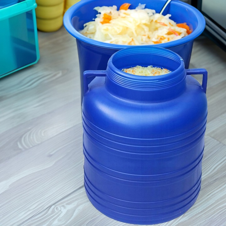 BECZKA PLASTIKOWA 80 L NA DZESZCZÓWKĘ WODĘ DO KISZENIA KAPUSTY OGÓRKÓW