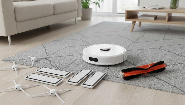 ZESTAW SZCZOTKI FILTRY DO XIAOMI ROBOT VACUUM MOP 1C /MOP 2C