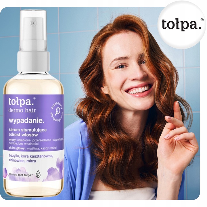 Serum Stymulujące Odrost Włosów Przeciw Wypadaniu Łysieniu 100 ml Tołpa