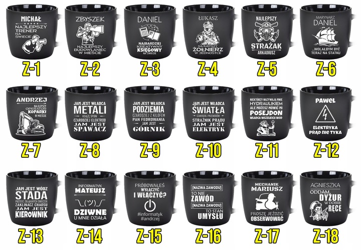 KUBEK z GRAWEREM nadrukiem Śmieszny PREZENT NA URODZINY DZIEŃ CHŁOPAKA