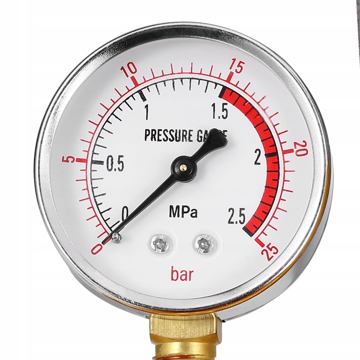 VEVOR Pompa Testowa Hydrostatyczna 25bar 362PSI 5L Zbiornik 1m Wąż do