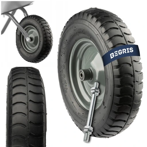 KOŁO KÓŁKO DO TACZKI TACZEK 4.00-8 400-8 400x8 8PR MOCNE Z DĘTKĄ