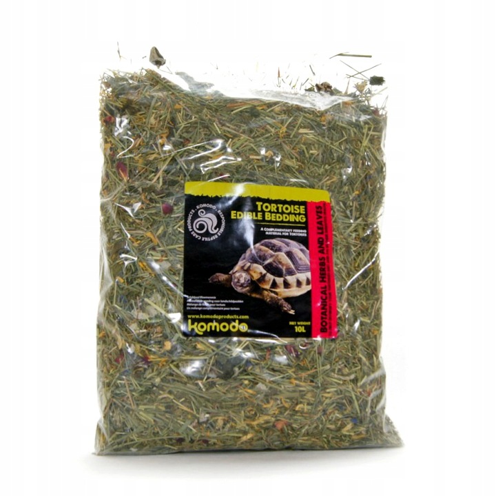 Podłoże naturalne z ziół 10L dla Żółwi Grecki Stepowy Lądowy Lamparci Węże