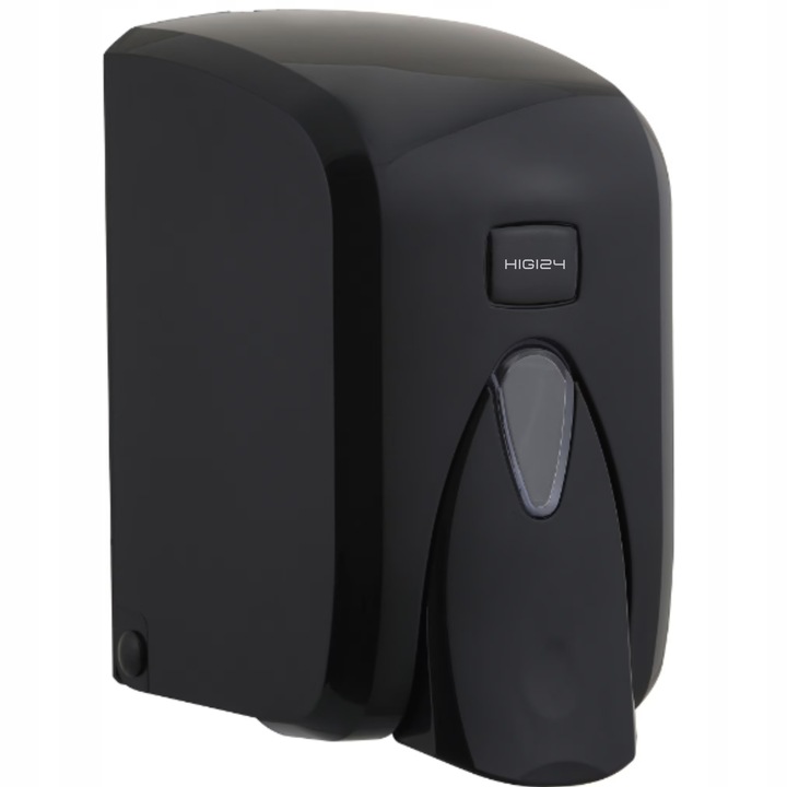 Dozownik Podajnik Dyspenser mydła w płynie 500 ml Czarny Ścienny ATEST PZH