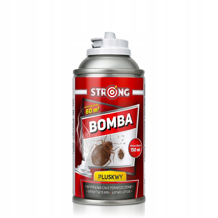2xBOMBA STRONG NA PLUSKWY SKUTECZNY PREPARAT ŚRODEK NA PLUSKWY 150ML