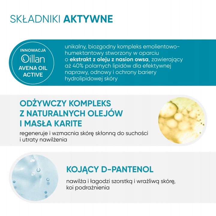 OILLAN Nawilżający Dermo-krem do twarzy dzień i noc 500 ml