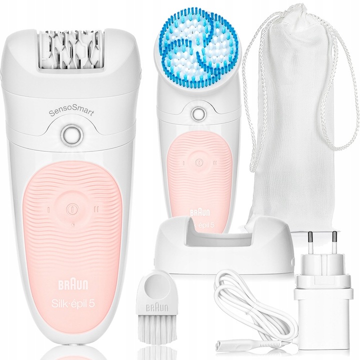 DEPILATOR BRAUN Silk-epil 5 (Wet&Dry) SensoSmart MICROGRIP + GŁOWICA SPA !