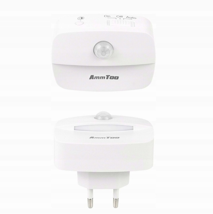 Lampka nocna DO GNIAZDKA LED z czujnikiem 3 TRTBY ŚWIATŁA ruchu kontaktu