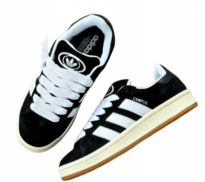 Białe Sznurówki sznurowadła do Adidas Campus 00s 150 cm szerokie grube