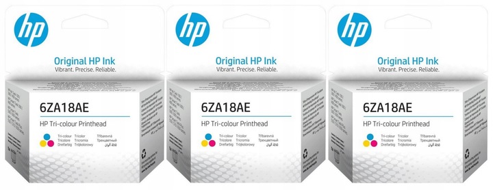 ORYGINALNA głowica drukująca HP 6ZA18AE Tri-color do DRUKAREK Smart Tank