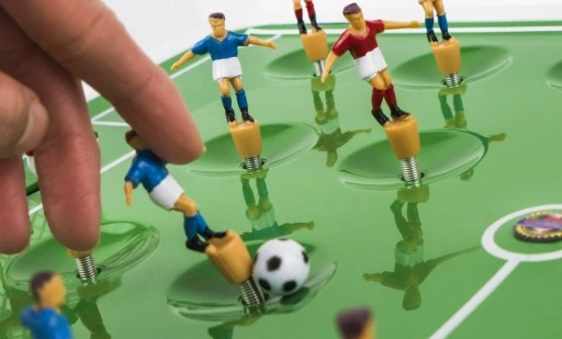 DUŻE PIŁKARZYKI SPRĘŻYNOWE XXL 22 PIŁKARZY PIŁKA