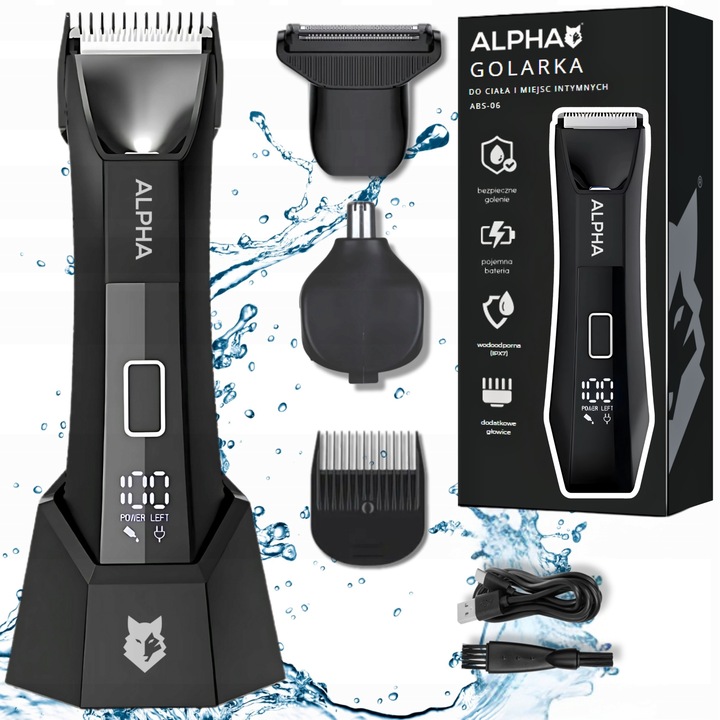 Trymer Do Golenia Miejsc Intymnych 3w1 Maszynka Do Strzyżenia Włosów Brody