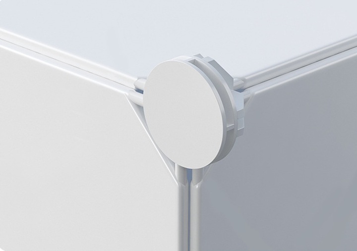 SZAFA MODUŁOWA GARDEROBA UBRANIOWA BIAŁA REGAŁ SŁUPEK ZAMKNIĘTY 4