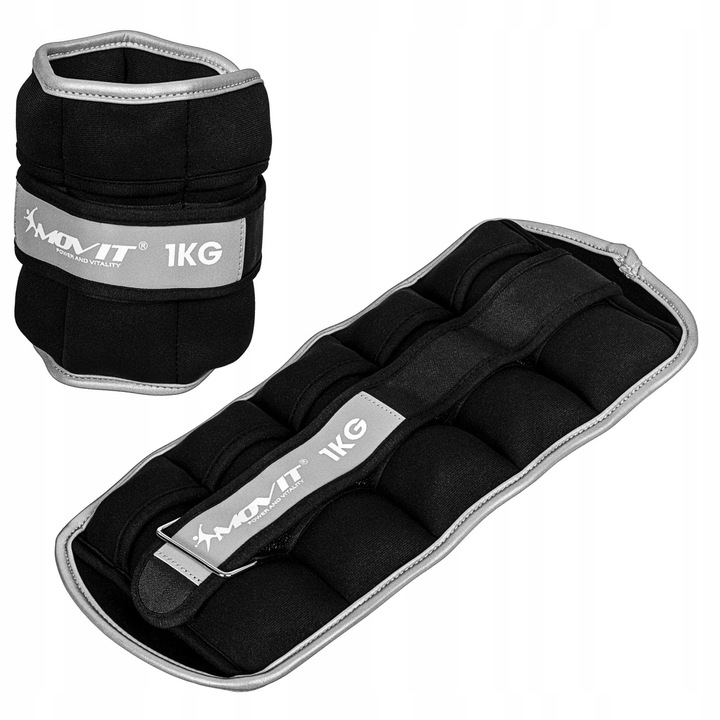 REGULOWANE OBCIĄŻNIKI NEOPRENOWE 2x 1 KG RĘCE NOGI