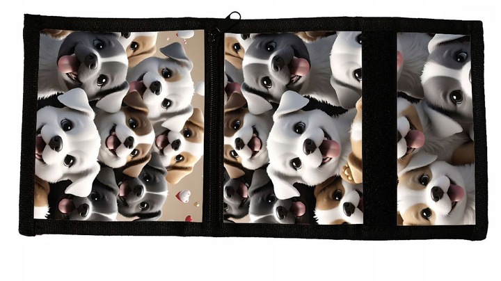 Portfel na Rzep Pieski Sweet Dogs materiałowy portfel