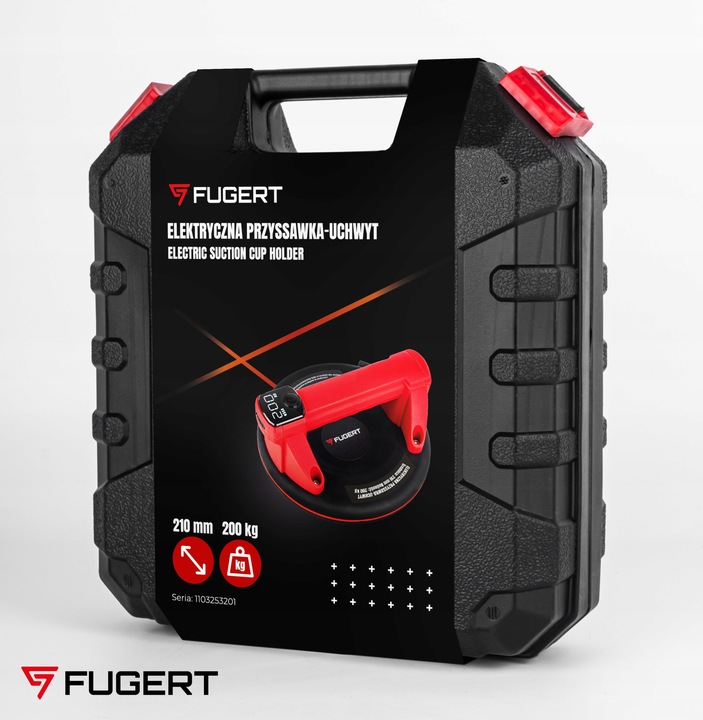 PRZYSSAWKA DO PŁYTEK PRÓŻNIOWA ELEKTRYCZNA UCHWYT DO GRESU 210MM