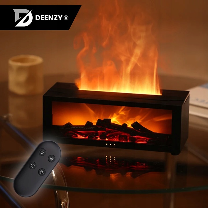 NAWILŻACZ POWIETRZA KOMINEK LED RGB DYFUZOR AROMATERAPIA TIMER + PILOT