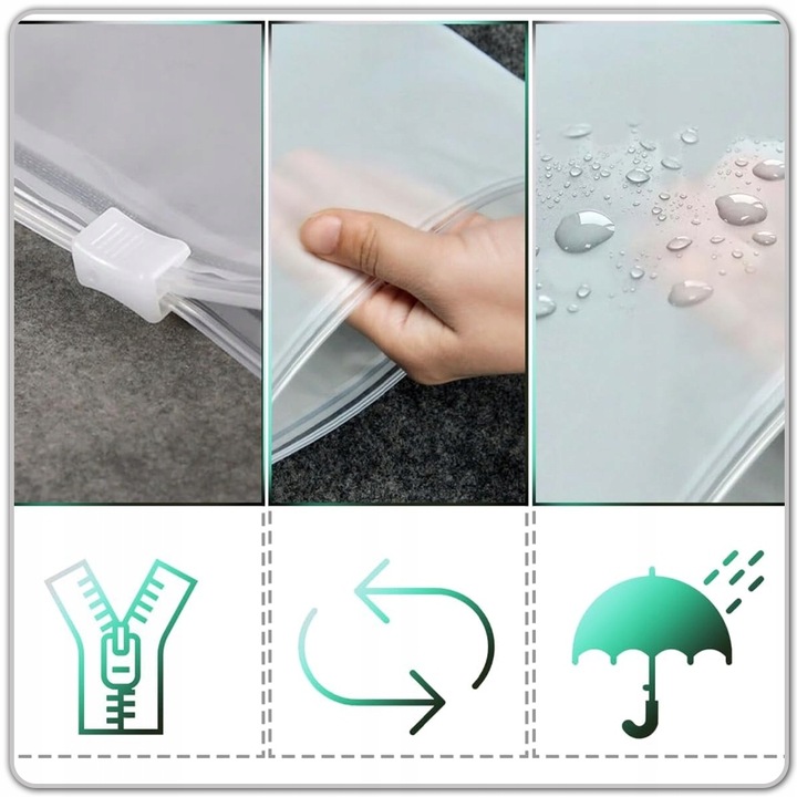 Organizer Podróżny Do Walizki Torby Szafy Zestaw 26 Szt Ubrania I Buty