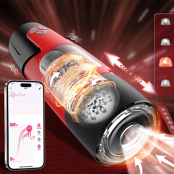 Automatyczny masturbator dla mężczyzn z 7 obrotowymi trybami