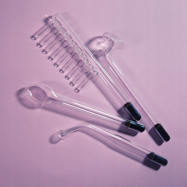 Rubica Darsonval Urządzenie Kosmetyczne + 4 Peloty do Skóry Twarzy Głowy