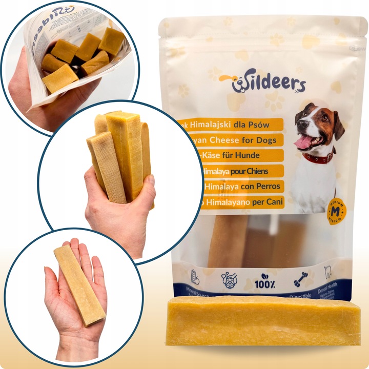 NATURALNY GRYZAK DLA PSA Z SERA HIMALAJSKIEGO SEREK M PRZEKĄSKA