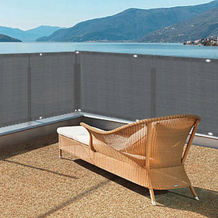 OSŁONA BALKONOWA MATA TARASOWA SIATKA NA BALKON TARAS PŁOT 1,2x5m UV