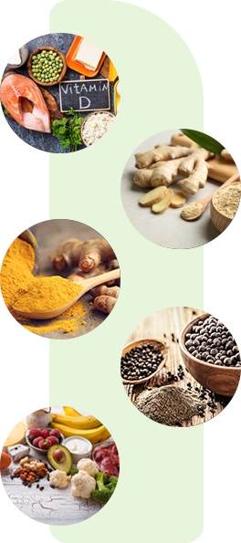 Naturell Witamina D 2000+ Imbir Kurkuma 60 kaps.