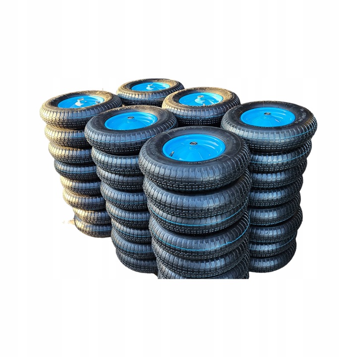 KÓŁKO KOŁO DO TACZKI WÓZKÓW 40CM 2PR 4.00-8 MOCNE POMPOWANE