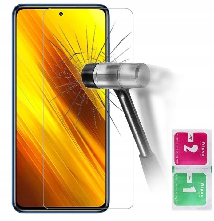 PANCERNE ETUI POKROWIEC CASE do XIAOMI POCO X3 / POCO X3 PRO +SZKŁO