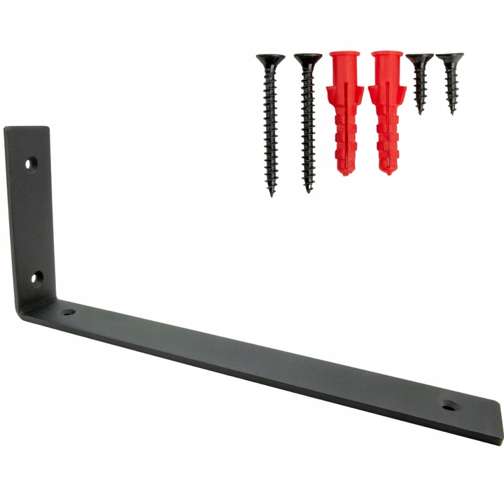 Wspornik półki LOFT 30 cm uchwyt pod półkę dwa sposoby montażu uchwyt