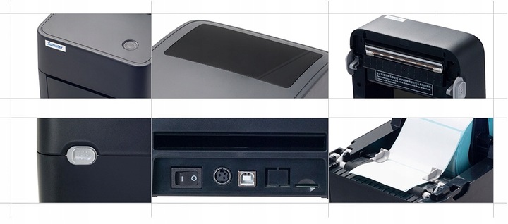 Termiczna drukarka do etykiet kurierskich XPrinter XP-410 USB oraz LAN !!