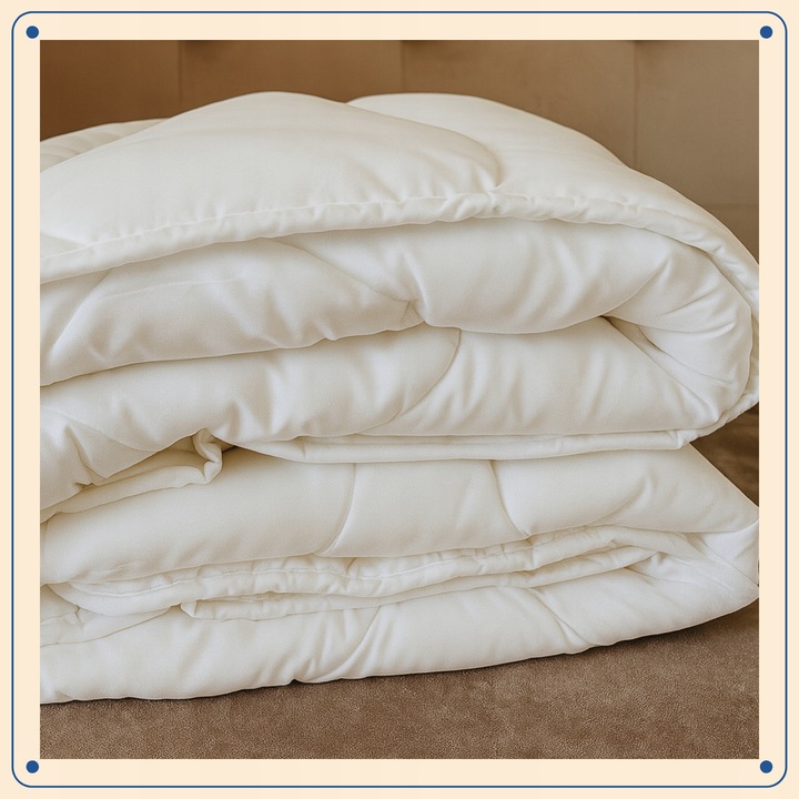 Kołdra Całoroczna 140x200 ANTYALERGICZNA Ciepła Lekka Produkt Polski