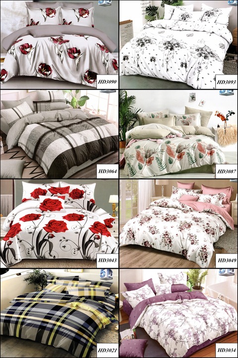 KOMPLET DWUSTRONNA POŚCIEL 180x200 +2 POSZEWKI + PRZEŚCIERADŁO DUŻO WZORÓW