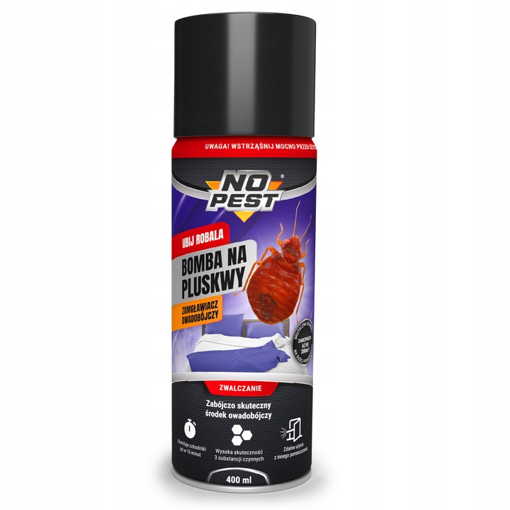 ŚRODEK BOMBA PREPARAT GRANAT FOGGER NA PLUSKWY PAJĄKI MOLE PRUSAKI (3