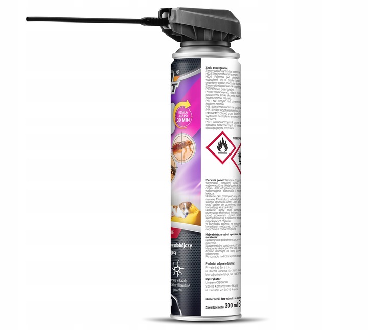 ŚRODEK PREPARAT AEROZOL OPRYSK SPRAY NA RYBIKI PCHŁY NO PEST SNIPER