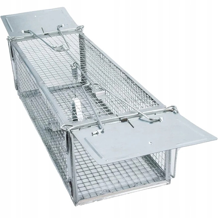 DUŻA ŻYWOŁAPKA NA MYSZY SZCZURY WYDRY ŁASICE KUNY PUŁAPKA ŁAPKA