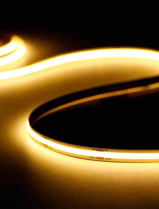 MOCNA Taśma LED COB 5M 12V NEON CIEPŁA LINIA