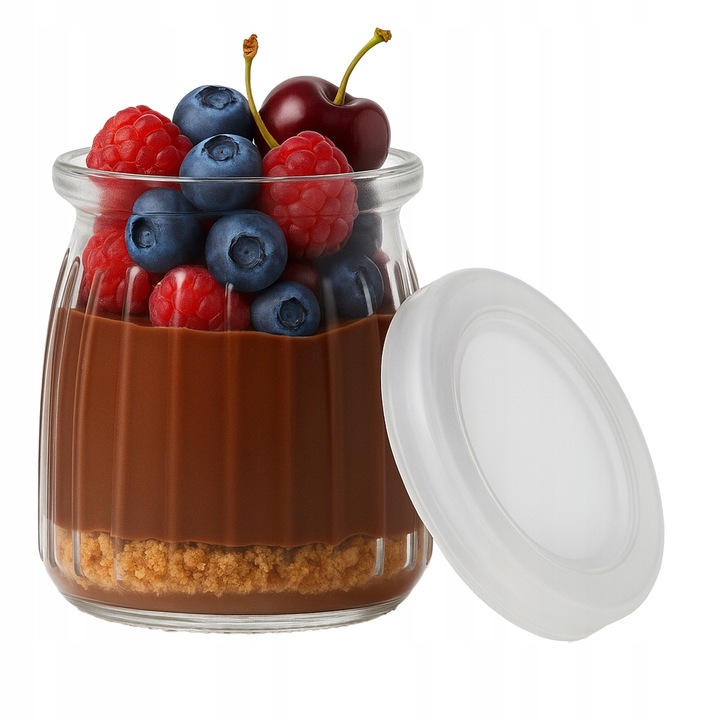 20x POJEMNIKI SŁOIKI NA DESERY 150ml SŁOIK PRĄZKI Na Deserki Do Deserów