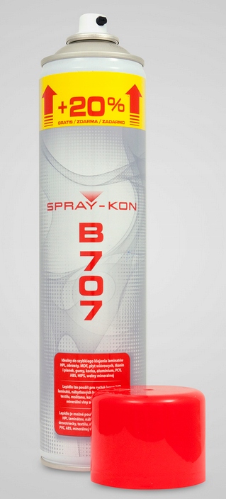 Spray-Kon B707 600ML KLEJ KONTAKTOWY W SPRAYU IN01