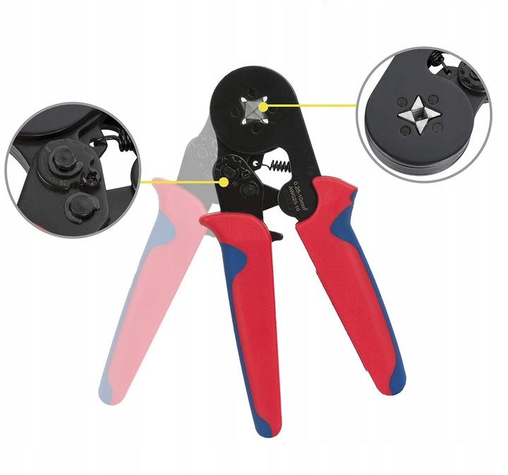 ZACISKARKA DO TULEJEK PRZEWODÓW KABLI PRASKA KONEKTORÓW 1800 SZT
