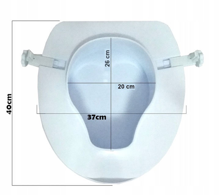 NASADKA NA Sedes WC MUSZLĘ TOALETOWA Nakładka podwyższająca toaletę