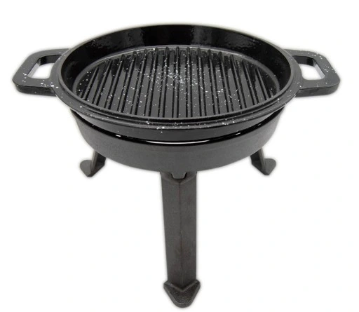 Kociołek żeliwny emaliowany MARMUREK 3w1 8 l