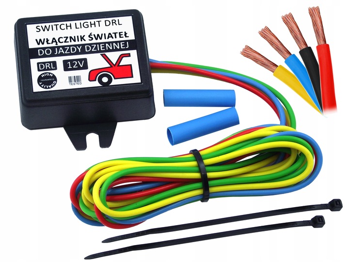 WŁĄCZNIK AUTOMAT MODUŁ PRZEKAŹNIK AUTOMATYCZNY SWIATŁA JAZDY DZIENNEJ DRL