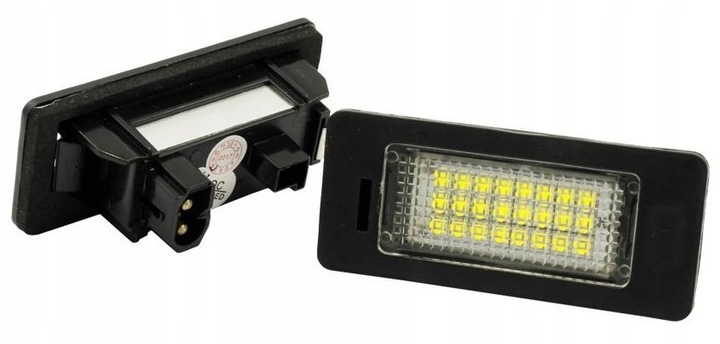 PODŚWIETLENIE TABLICY REJESTRACYJNEJ LED DO BMW E39 E60 E61 X5 E90 E91 E93