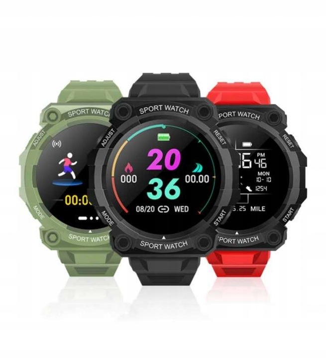 SMARTWATCH ZEGAREK MĘSKI CIŚNIENIE TLEN SMS PL